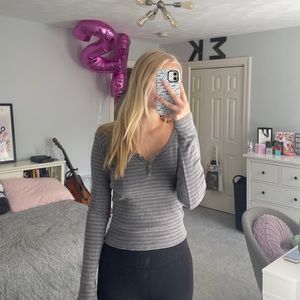 brandy melville striped long sleeve